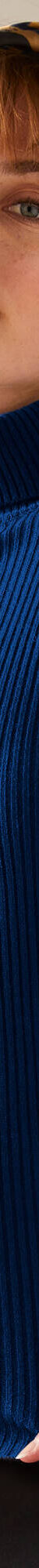 Pull col roulé, maille côtelée (bleu vif) Pull col roulé, maille côtelée (bleu vif)